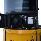 Miniexcavadora Donker DK40 con cabina, 2 velocidades, joysticks, aire acondicionado y motor Yanmar de 38 CV.